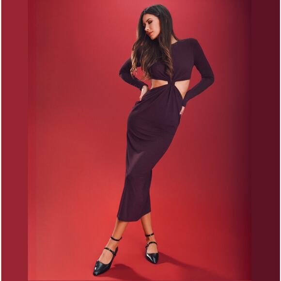 ZARA BLOGGER FAVE!!! Stretchy Long Dress NWT - Picture 11 of 16